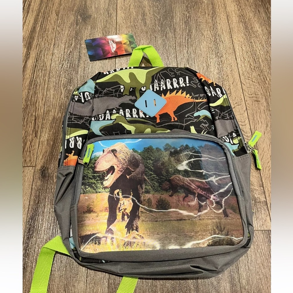 Trailmaker Dinosaur Backpack and Lunch Box Set/Fridge Pak, NEW - Picture 5 of 12